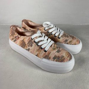 NEW Billabong Women's Puebla Canvas Platform Sneaker Size 7